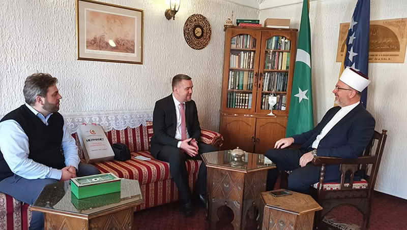 Muftija Adilović razgovarao sa delegacijom „Merhameta“ o zajedničkim aktivnostima u 2021. godini