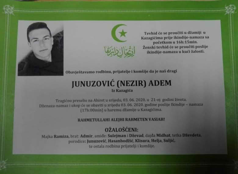 Tragično ugašen još jedan mladi život u Kiseljaku