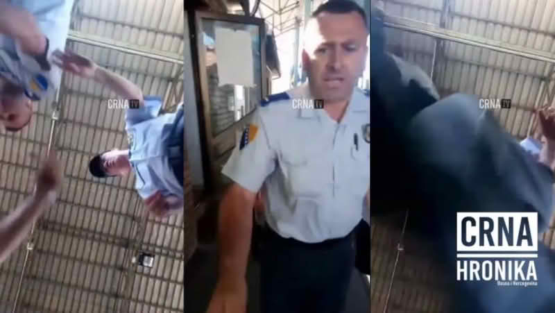 Skandal na bh. granici: Policajac razbio telefon zbog testa na COVID