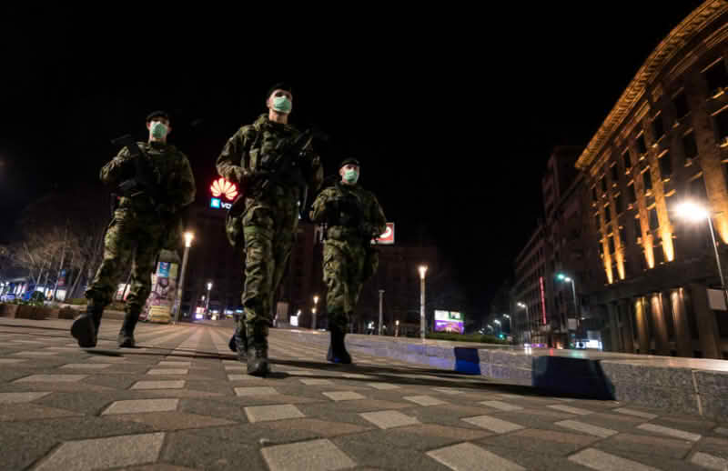 Kakva disciplina: Na beogradskim ulicama samo vojska!
