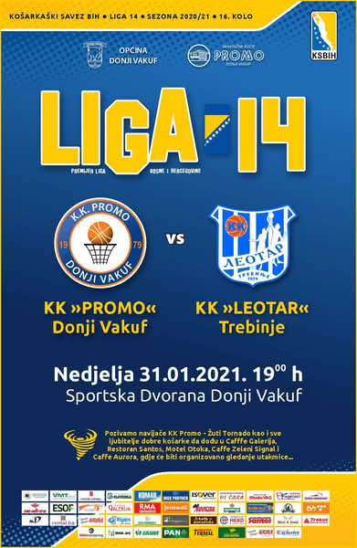 KK “Promo na domaćem terenu očekuje ekipu KK “Leotar”