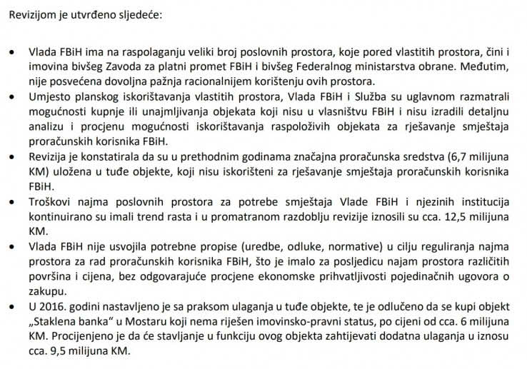 Vlada na nekretnine potrošila milione KM