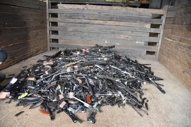 U Željezari u Ilijašu uništeno skoro četiri hiljade komada oružja