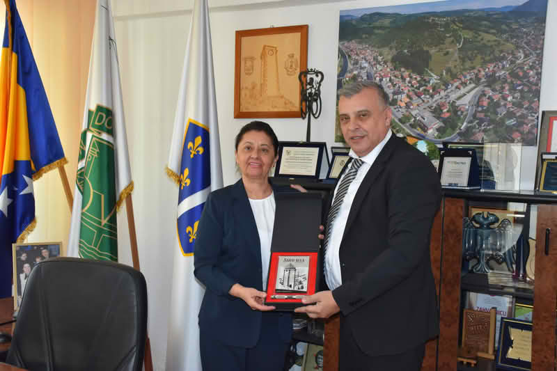 U posjeti načelniku Selimoviću boravila Ljubinka Atanasijević, zamjenica predsjednika Skupštine Srednjobosanskog kantona