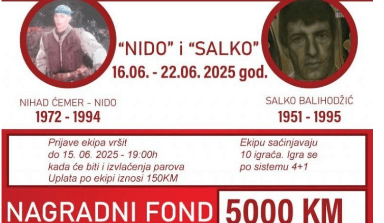 Sutra počinje odigravanje 1. Memorijalnog turnira u futsalu OBORCI 2025.