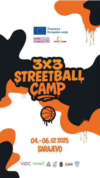 Lejla, Sarah i Adna danas na prvom 3×3 Streetball Camp-u u BiH