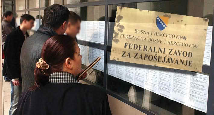 Pad zaposlenosti u Federaciji BiH: Orašje i Vareš u plusu, ostatak FBiH u problemu