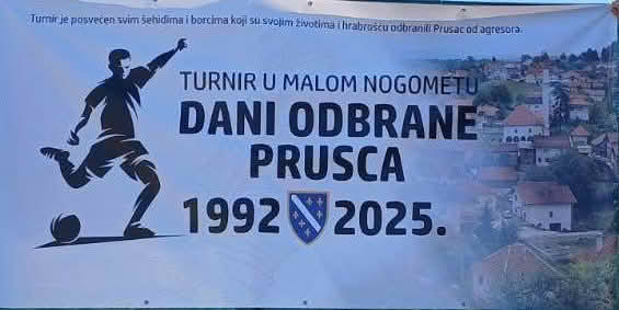 🏆 Turnir u malom nogometu “Dani odbrane Prusca” – Nokaut faza kreće 1. septembra