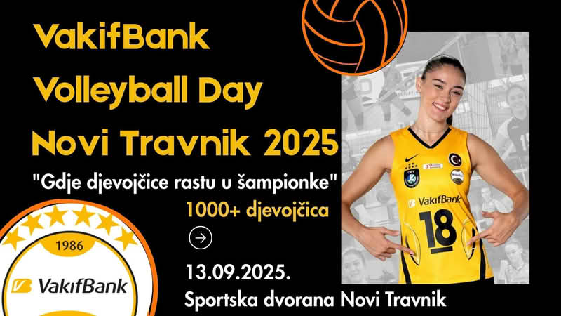 Odbojkaški klub AS dio najvećeg odbojkaškog događaja u BiH – VakıfBank stiže u Novi Travnik