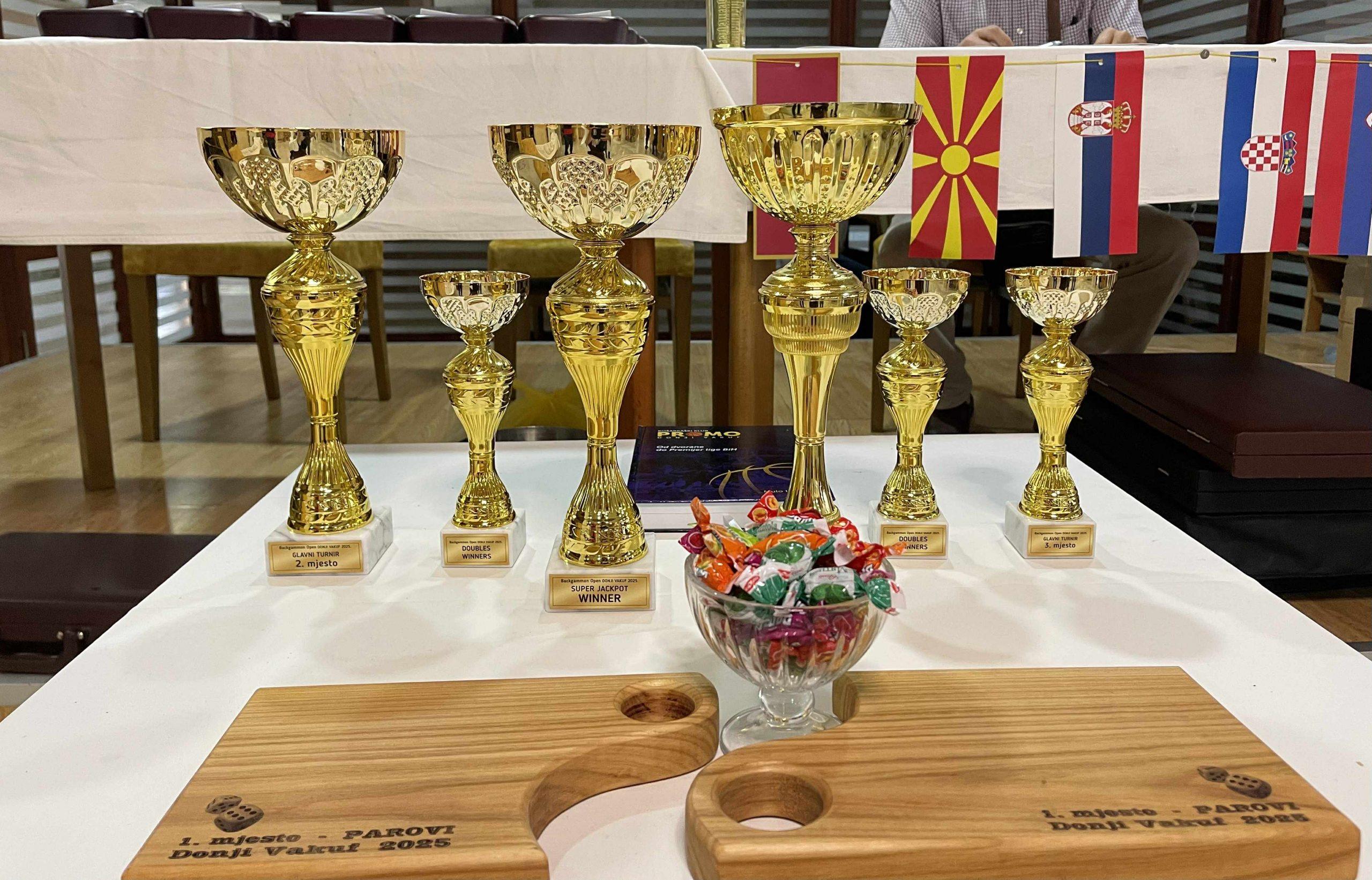 5. Međunarodni Backgammon turnir otvoren u Donjem Vakufu